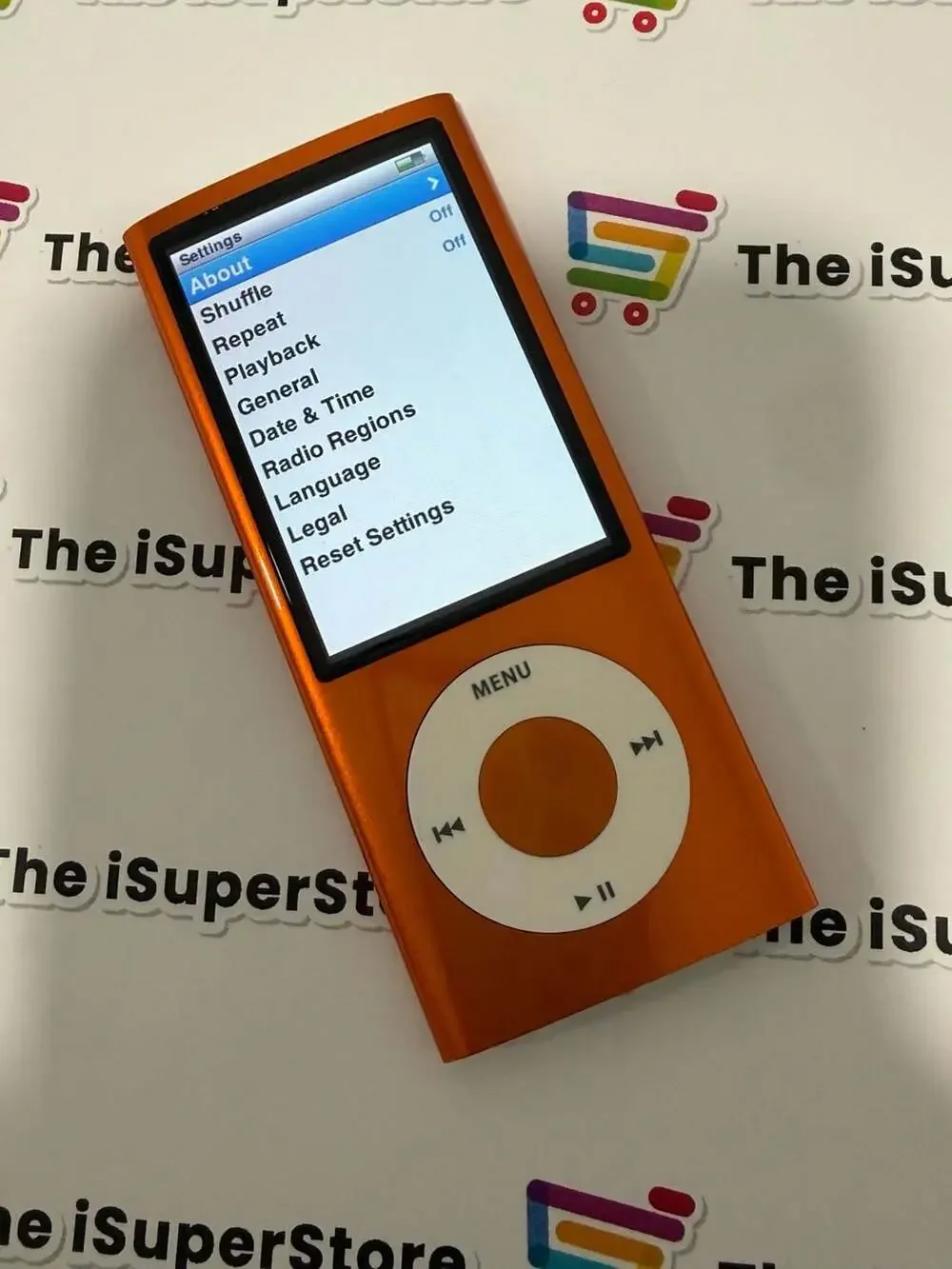 Refurbished Apple iPod nano 5th Generation 8GB Orange New Battery 1 YR Warranty